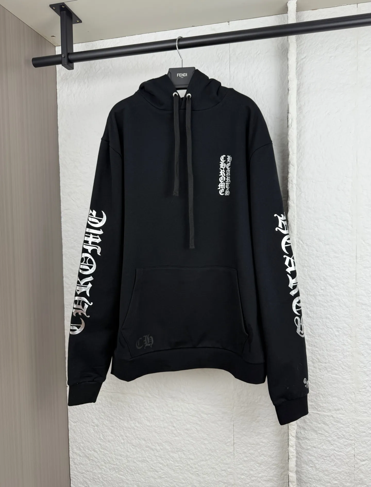 P410 Chrome Hearts Chrome Hearts Sanskrit Printed Hooded Sweatshirt S/M/L